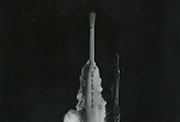 Lanzamiento del cohete Delta. 1963.